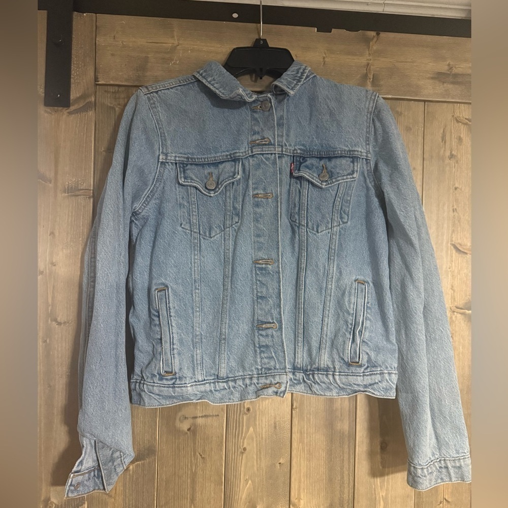 Levi’s Original Trucker Denim Jacket Light Wash Men’s Large Western